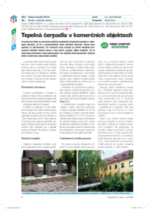 Tepelná čerpadla v komerčních objektech